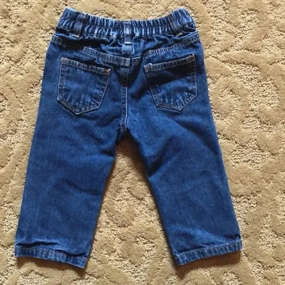 Tommy Hilfiger kids jeans 18M Elastic waist with zipper in one snap - Picture 2 of 6